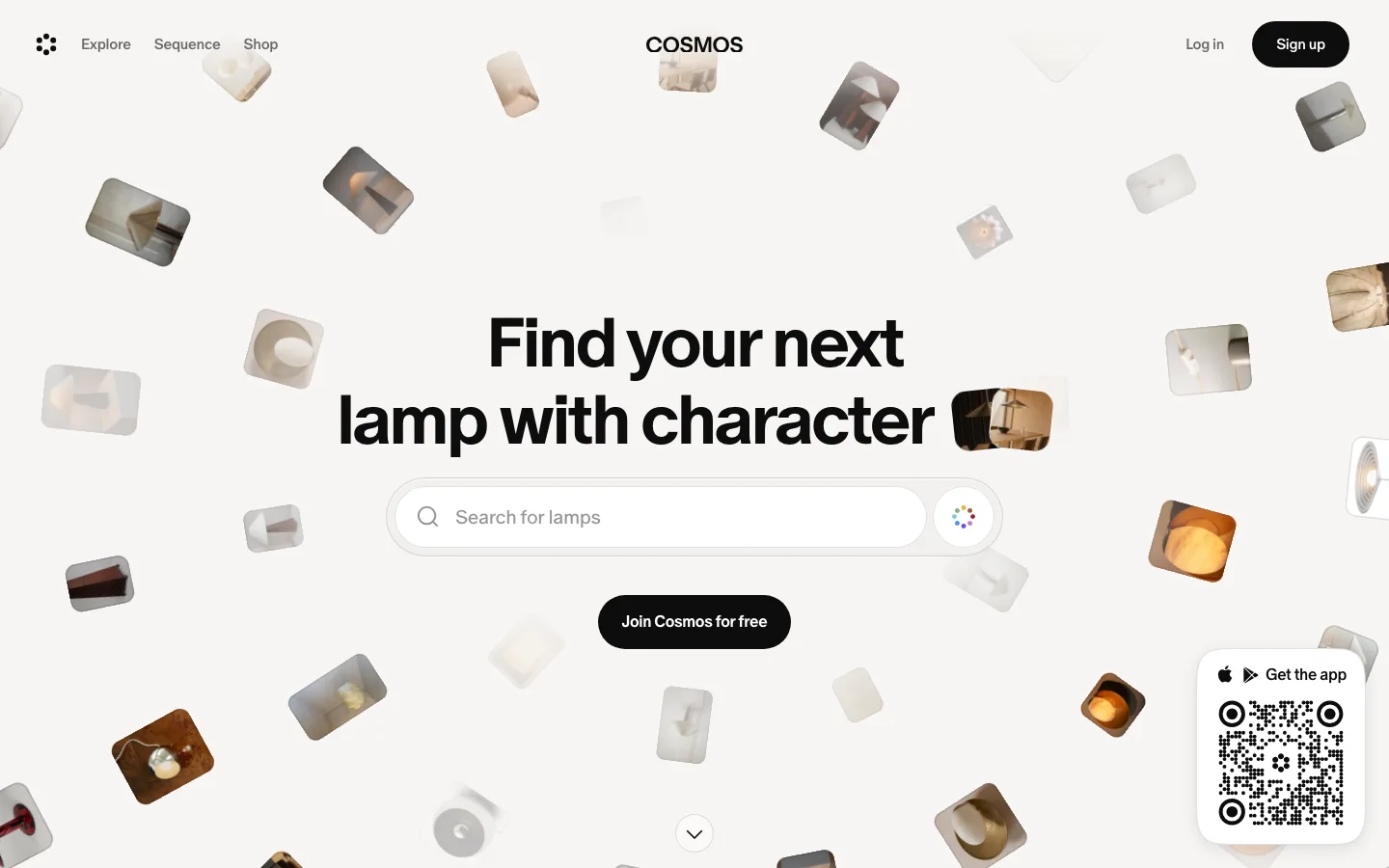 Cosmos homepage