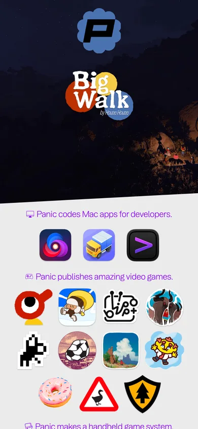 Panic mobile screenshot